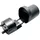 Martin Kaiser 182/1/sw Reiseadapter Fix-Adapter CH Typ 11/Konturen denzentraler Steckeransatz, IP 20, schwarz