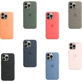 Apple iPhone 15 Pro Max Silikon Case Sturmblau