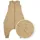 Meyco Baby Rib Mini Spot Tog 2.0 Schlafsack - Toffee Melange - 80 cm