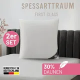 SPESSARTTRAUM Federkissen FIRST CLASS 80 x 80 cm Weiß
