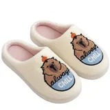 corimori Hausschuhe mit netten Motiven 07 Capybara,EU 42-43 (Etikett CN 44-45)