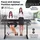 Juskys Höhenverstellbarer Schreibtisch Office Stand 160x75cm - elektrisch, Memory-Funktion - Schwarz
