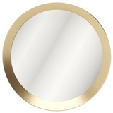 PLAYBOYHOME PLAYBOY - Spiegel "GRACE" mit goldenem Metallrahmen, matt, rund im Retro-Design