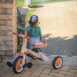 Petite&Mars Multifunktionales 5-in-1-Dreirad Turbo * Fahrrad * Dreirad * Laufrad * Rutschauto * Lauflernfahrzeug (Ocean Blue)