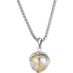 Firetti Kette mit Anhänger »Schmuck Geschenk Earth Collection« Firetti edelstahlfarben-gelbgoldfarben 50
