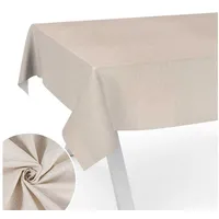 ANRO Stoff Tischdecke Textil Tischwäsche Tischtuch Baumwolle Polyester abwaschbar