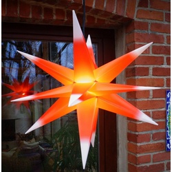 Guru-Shop LED-Stern für außen 3D Batterie Außenstern Kaspar, Ø 55 cm,.. 55 cm x 57 cm x 55 cm