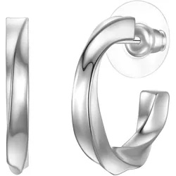 Yokoamii Creolen aus Metall-Legierung in Silber   Damen 