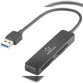 Renkforce RF-PCR-220 Externer Speicherkartenleser USB-A (USB 3.2 Gen 1) Schwarz