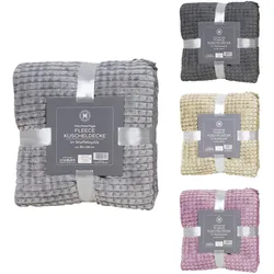 Flanell Wohndecke Kuscheldecke Wolldecke Sofadecke 150x200cm