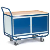 Rollcart Montagewagen 07-4346, 2 Stahlschränke, Ladefläche: 1000x575mm, Tragkraft: 300 kg