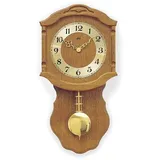 AMS Quarz-Pendeluhr, Holz, Mehrfarbig, 63 x 50 x 8 cm - Modell: 964/4