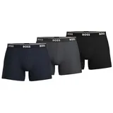 Boss Power Boxershorts 3 Einheiten Open Blue 4XL