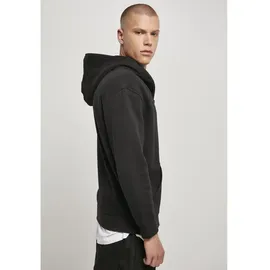 URBAN CLASSICS Organic Full Zip Kapuzenpullover Black M
