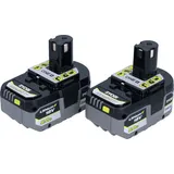 Ryobi Ryobi, 2x 5.0Ah RB18LL50F12B Li-Ion Akku 5133004831