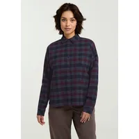 Jack Wolfskin Damen Baja Flannel Bluse (Größe L, blau)