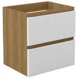 duschspa Waschtisch Unterschrank Waschtischunterschrank Waschbeckenunterschrank Badschrank, 50-120cm Hängeschrank, Matt / Hochglanz 50 cm x 52 cm x 38.8 cm
