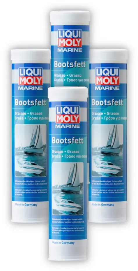 4x 400g LIQUI MOLY 25043 Schmiermittel Marine Bootsfett Schmierung Schiff Boot