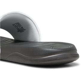 Puma Popcat 20 Slide Sandal, White Dark Coal, 42