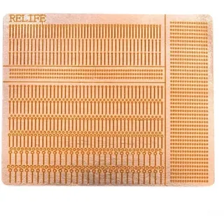 DAZZLEEX Lötmatte, 100 Lötpunkte in verschiedenen Formen Pad Rework Handy IC Spot Löten Touch BGA PCB Pad