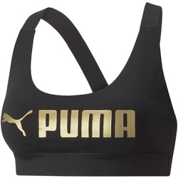 PUMA Mid Impact FIT Sport-BH Damen PUMA black/metallic PUMA M
