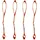Trutzholm 4 Gurtschlaufen Doppelschlaufe + 4 Spanngurte Motorradspanngurt Mopped