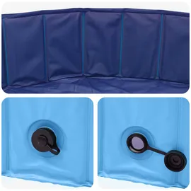 vidaXL Faltbares Hundeschwimmbecken 160 x 160 x 30 cm (3416322)