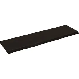 vidaXL Wandregal 180 x 50 x 6 cm Dunkelbraun