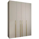 abiks möbel Drehtürenschrank COMO 170 x 245,5 x 50 cm Gold