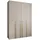 abiks möbel Drehtürenschrank COMO 170 x 245,5 x 50 cm Gold
