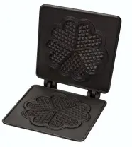 Neumärker Thermocook Herzwaffel Waffelbackplatte, 210x210 mm 32-40720-01 , 1 Plattensatz