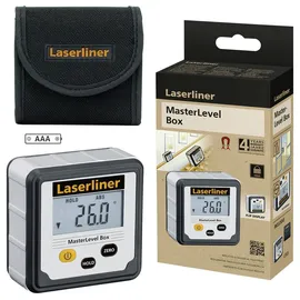LASERLINER Digitale Wasserwaage MasterLevel Box Schwarz/Grau 0,06 m