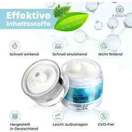 P-Beauty Retinol Creme Anti-Aging mit Hyaluronsäure 50 ml
