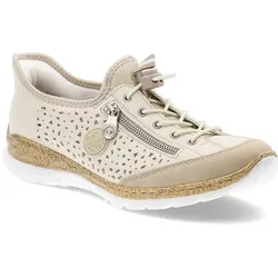Beiger Halbschuhe Rieker Modische Damenschuhe, 40