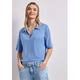 STREET ONE Damen, Kurzarm Poloshirt aus Jersey - 42