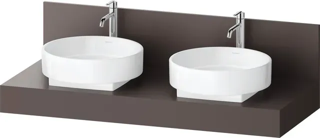 Duravit Balcoon Konsole 1300mm schieferbraun - schieferbraun