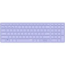 Rapoo Kabellose Multi-Mode-Tastatur "E9700M" - lila - QWERTZ deutsches-Layout