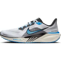 Nike Air Zoom Pegasus 41 Sneaker, White/Photo Blue-Black-Sail, 44