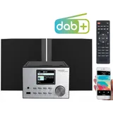 Auviso auvisio Micro-Stereoanlage mit Webradio, DAB+, FM, CD, Bluetooth, USB, 60 Watt