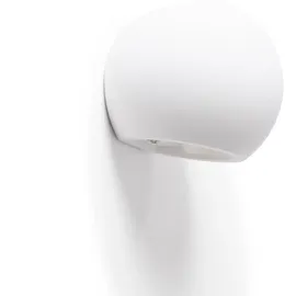 LEDKIA Wandleuchte Gips Klay Weiß