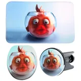Sanilo Bad-Accessoire-Set »Goldfisch«, 3-teilig - orange