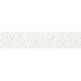 A.S. Création Only Borders 9 – Weiß – elegante Borte mit Barock-Muster Made in Germany – 639615