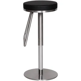 MID.YOU Barhocker 360° drehbar 39 x 25 cm Schwarz