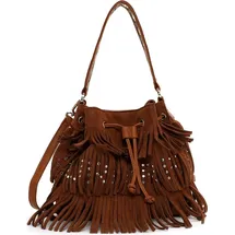 SURI FREY Schultertasche Umhängetasche SFY Becky Beutel Cognac braun - Braun