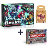 Winning Moves Monopoly Risiko Top Trumps Bundle