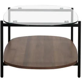 Oviala Moderner Couchtisch L 120 cm, aus Glas,