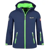 TROLLKIDS Softshelljacke Oslofjord in navy/green | Gr.: 140
