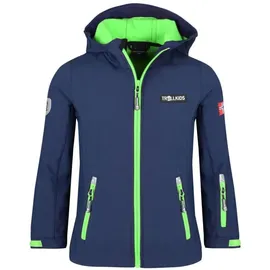 TROLLKIDS Softshelljacke Oslofjord in navy/green | Gr.: 140