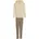 Essentials 3 Stripes Crystal Linen/White 140