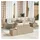 vidaXL Garten Essgruppe 9-tlg. Beige/Creme